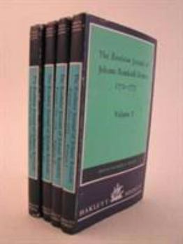 Hardcover The Resolution Journal of Johann Reinhold Forster, 1772-1775: Volume I Book