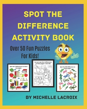 Paperback Spot the Difference Activity Book