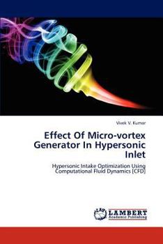 Paperback Effect Of Micro-vortex Generator In Hypersonic Inlet Book
