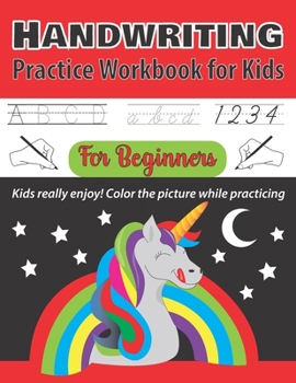 Paperback Handwriting Practice Workbook for Kids: Handwriting Practice Workbook for Kids, Cursive letter tracing book, Step-by-step guides included to help mast Book