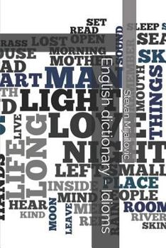 Paperback English Dictionary - Idioms Book