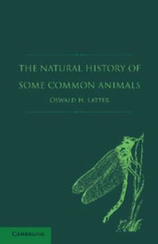 Paperback The Natural History of Some Common Animals Book