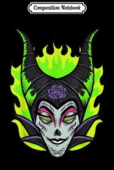 Composition Notebook: Disney Sleeping Beauty Maleficent Sugar Skull  Journal/Notebook Blank Lined Ruled 6x9 100 Pages