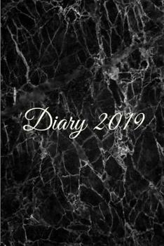 Paperback Diary 2019: Black Marble Book