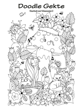 Paperback Doodle Gekte Kleurboek voor Volwassenen 2 [Dutch] Book