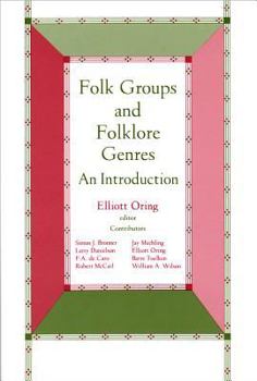 Paperback Folk Groups and Folklore Genres: An Introduction Book