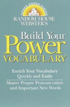 Paperback Random House Webster's Build Your Power Vocabulary Book