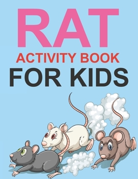 Paperback Rat Activity Book For Kids: Rat Adult Coloring Book