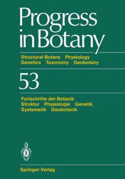 Hardcover Progress in Botany: Stuctural Botany Physiology Genetics Taxonomy Geobotany / Fortschritte der Botanik Struktur Physiologie Genetik Systematik Geobotanik (English and German Edition) Book