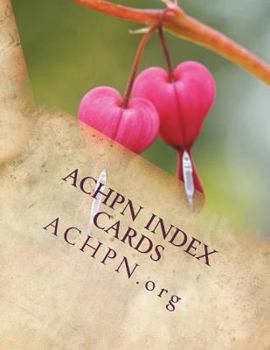 Paperback Achpn Index Cards: 140 Practice Questions Book