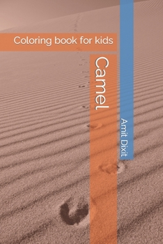 Paperback Camel: Coloring book for kids Book