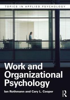 Paperback Work and Organizational Psychology Book