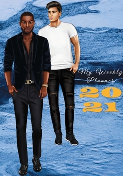Paperback 2021 Men Weekly Planner Book