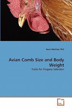 Paperback Avian Comb Size and Body Weight Book