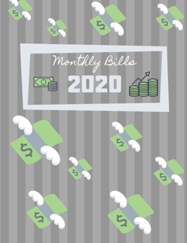 Paperback Monthly Bills 2020: Planner For Budgeting 2020 - Workbook, Expense Tracker - Debt Free (146 Pages, 8.5 x 11) Book
