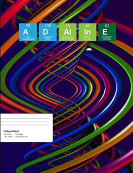 Paperback Adaline: Adaline Composition Notebook, Personalised Name Notebook, Periodic Table Style Science Fan Notebook, Future Chemist No Book