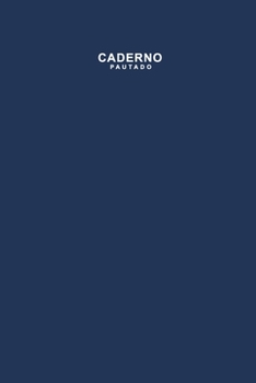 Paperback Caderno Pautado: Livro Para Escrever Azul [Portuguese] Book