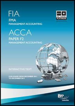 Paperback Fia - Foundations in Management Accounting Fma: Study Text Book