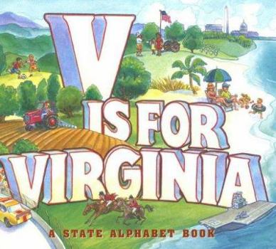 Library Binding V Is for Virginia Book