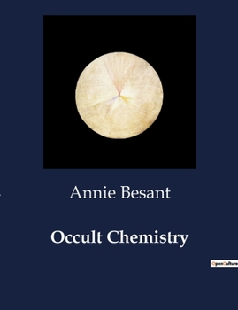 Paperback Occult Chemistry Book