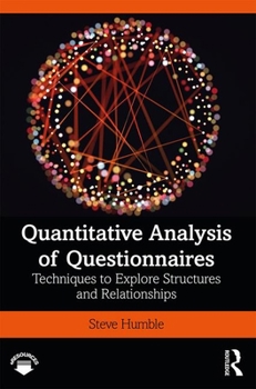 Paperback Quantitative Analysis of Questionnaires: Techniques to Explore Structures and Relationships Book