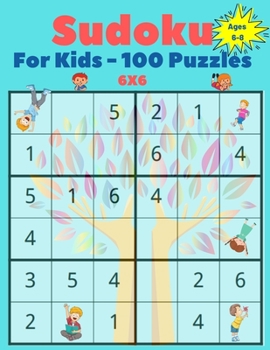 Paperback Sudoku For Kids Ages 6-8 Book