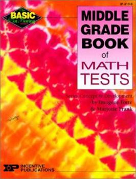 Paperback Basic/Not Boring Middle Grade Book of Math Tests Book