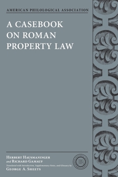 Paperback Casebook on Roman Property Law Book