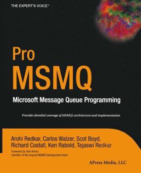 Paperback Pro Msmq: Microsoft Message Queue Programming Book