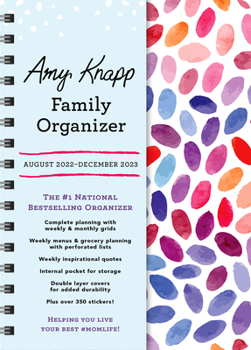 Calendar 2023 Amy Knapp's Family Organizer: August 2022 - December 2023 Book