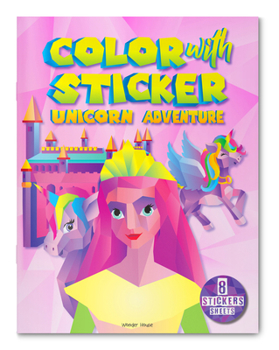 Paperback Color with Sticker - Unicorn Adventure Book