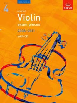 Hardcover Selected Violin Exam Pieces 2008-2011: Grade 4 Score, Part and CD Book