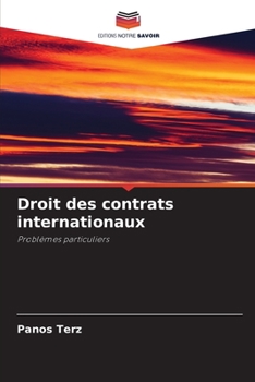 Paperback Droit des contrats internationaux [French] Book