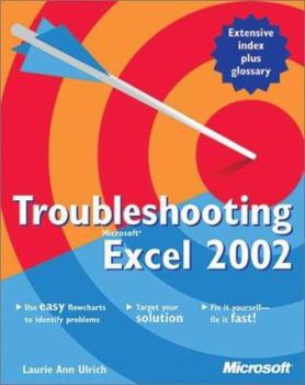 Paperback Troubleshooting Microsoft Excel 2002 Book