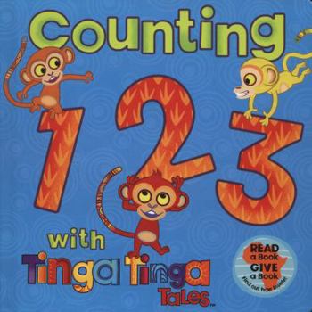 Hardcover Counting 1 2 3 with Tinga Tinga Tales. Book