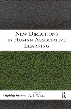 Hardcover New Directions in Human Associative Learning Book