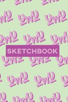 Paperback Sketchbook: Uwu Cuteness Overload Purple Pink Typography Meme Book