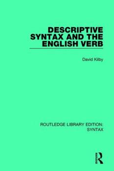 Paperback Descriptive Syntax and the English Verb Book