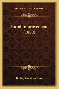 Paperback Rural Improvement (1880) Book