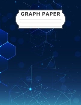 Paperback Graph Paper: 1/5 inches Grid Paper, 0.2 inch Graph Notebook, Graphing Pads Sheets, Blank Quad Ruled 5 x 5 squares per inch, Math an Book
