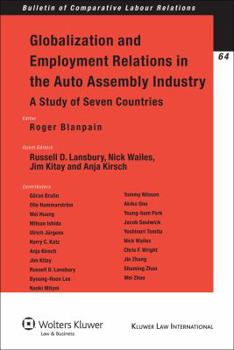 Paperback Globalization And Employment Relations In The Auto Assembly Indutry: A Study of Seven Countries Book