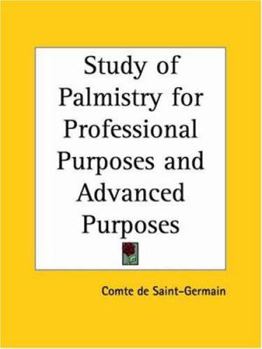 Paperback Study of Palmistry for Professional Purposes and Advanced Purposes Book