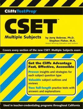 Paperback Test Prep CSET: Multiple Subjects Book