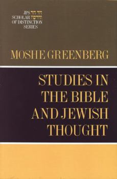 Hardcover Studies in the Bible and Jewish Thought Book