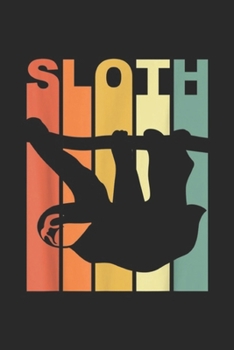 Sloth: Vintage Sloth Journal/Notebook Blank Lined Ruled 6x9 100 Pages