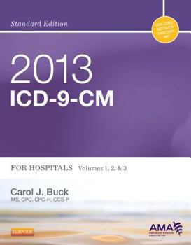 Paperback 2013 ICD-9-CM for Hospitals, Volumes 1, 2 and 3 Standard Edition Book