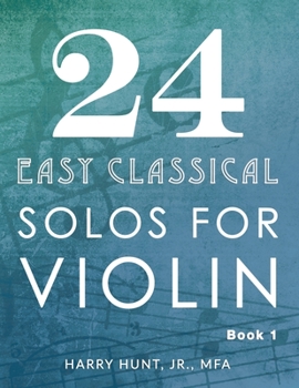 Paperback 24 Easy Classical Solos for Violin Book 1 Book