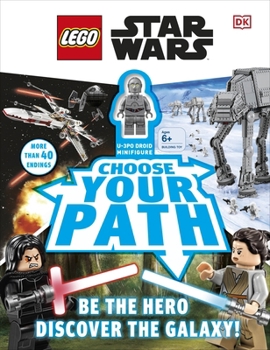 Hardcover LEGO Star Wars Choose Your Path: Includes U-3PO Droid Minifigure Book