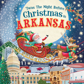 Hardcover 'Twas the Night Before Christmas in Arkansas Book