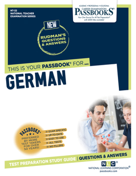 Paperback German (Nt-32): Passbooks Study Guide Volume 32 Book